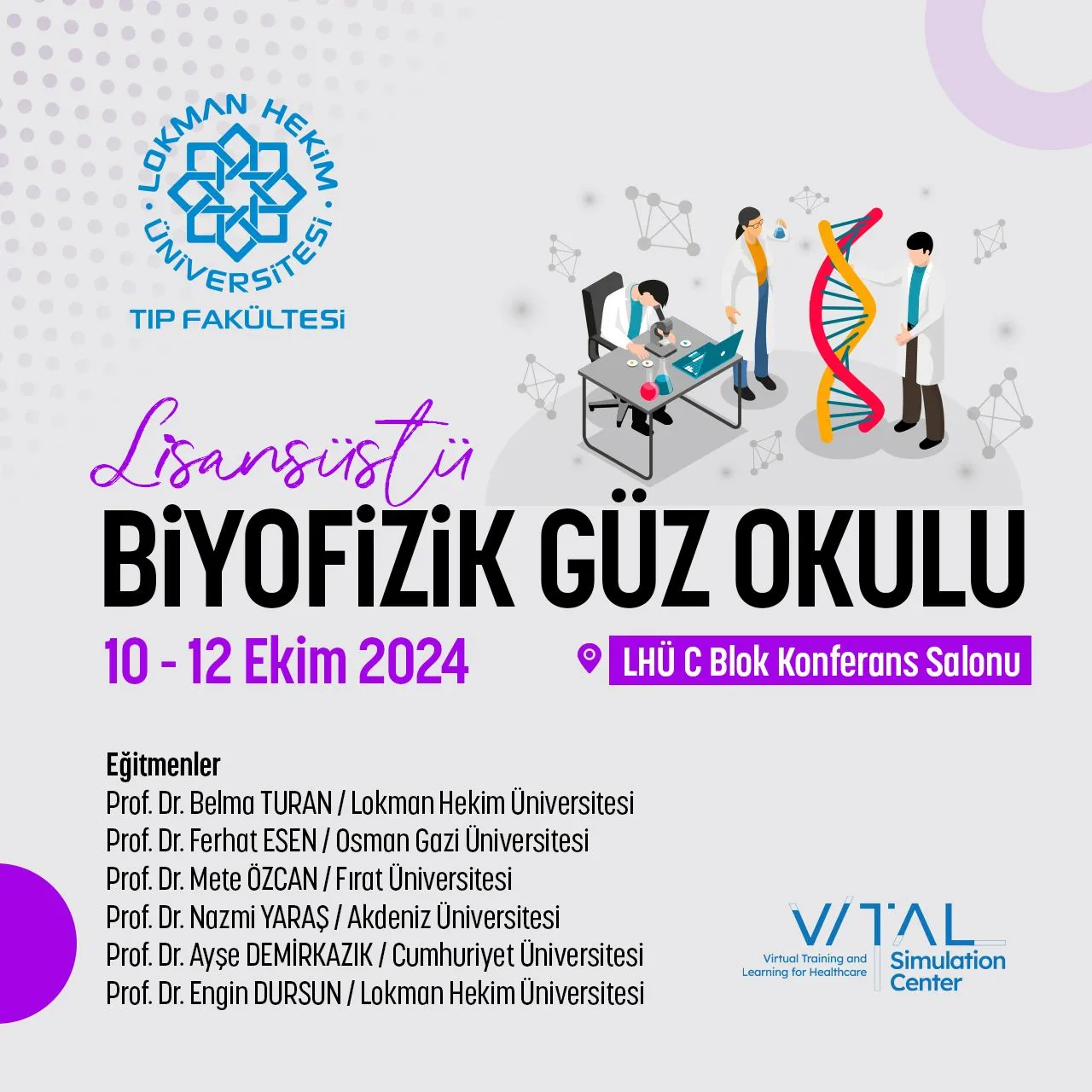 Lisansüstü Biyofizik Güz Okulu 