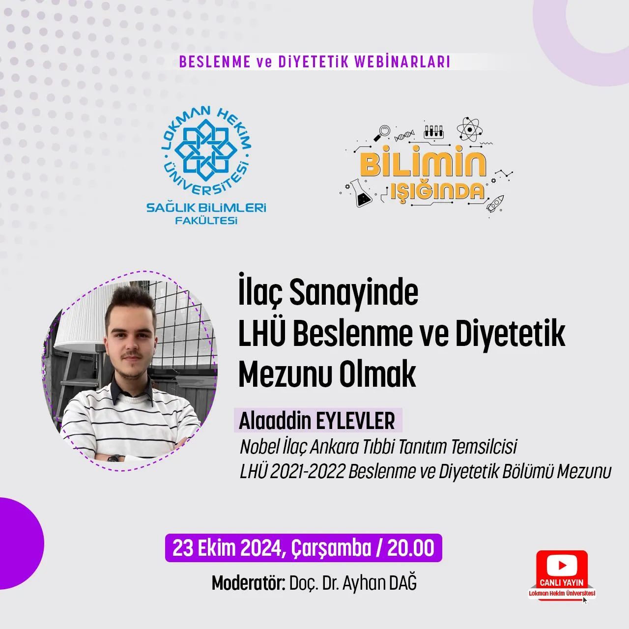 İlaç Sanayinde LHÜ Beslenme ve Diyetetik Mezunu Olmak